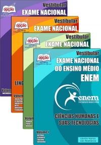 Exame Nacional de Ensino Médio (ENEM)-EXAME NACIONAL DE ENSINO MÉDIO - ENEM ( 4 Volumes )